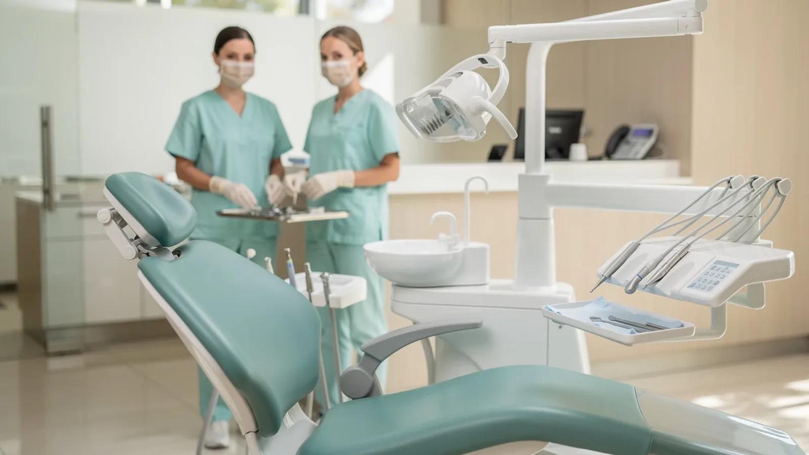 Diş kliniğinde randevusuna gelmeyen hasta nedeniyle boş kalan tedavi koltuğu