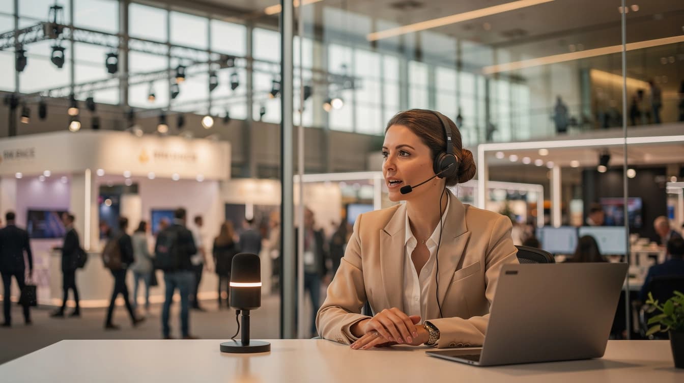 Fuar organizasyon telefon asistanı ile akıllı çağrı yönetimi